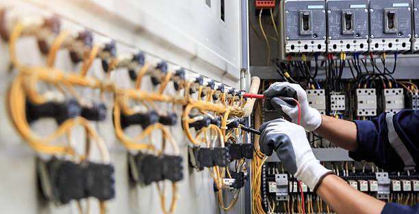 Professional Electrician technician working in Garner, NC